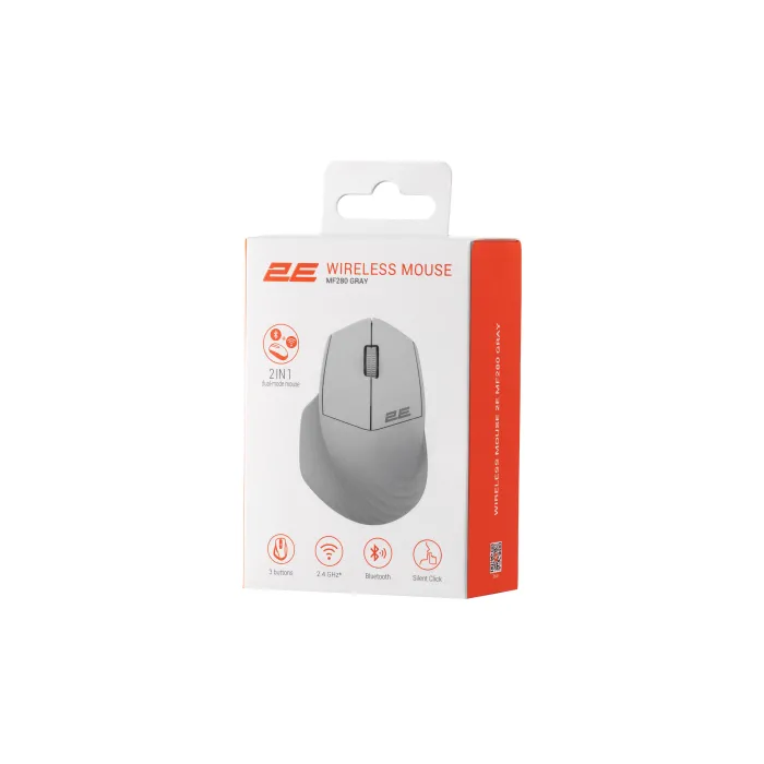 Sichqoncha 2E MF280 Silent WL BT Grey