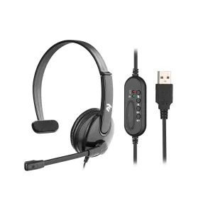 Гарнитура для ПК 2E CH12 Mono USB Black