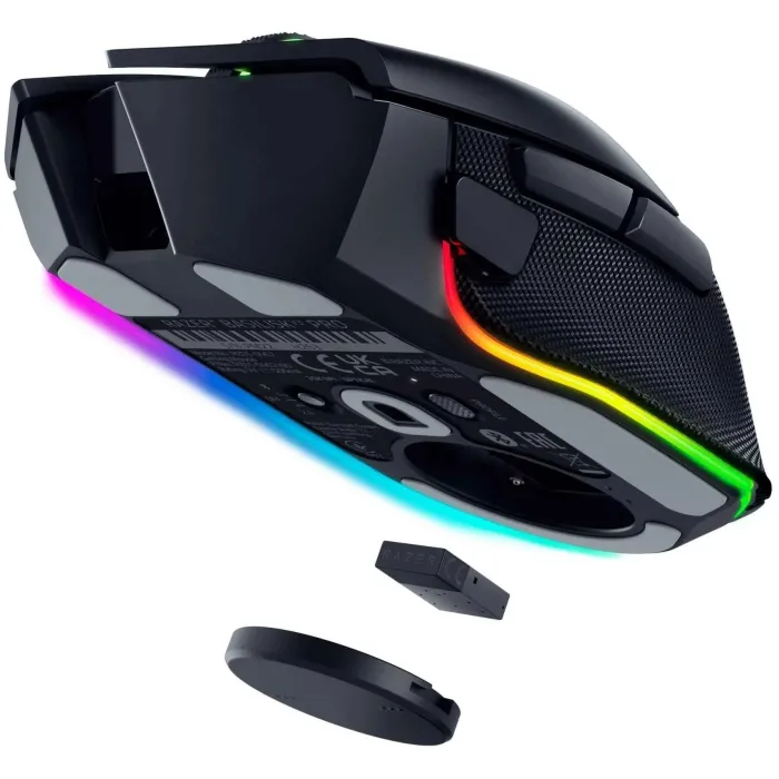 Sichqoncha Razer Sichqoncha Basilisk V3 Pro, RGB, USB-A/WL/BT, qora