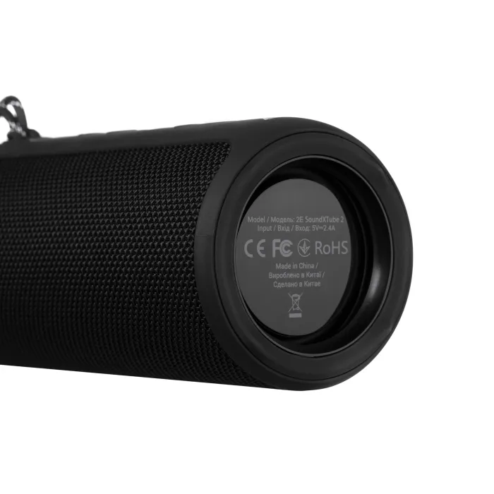 Portativ akustik tizim 2E SoundXTube2 TWS qora