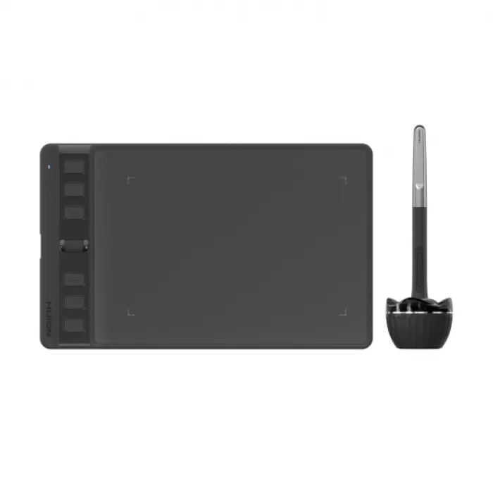 Huion H641P grafik plansheti (6.3"x3.9") qora
