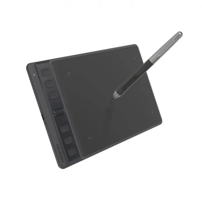 Huion H641P grafik plansheti (6.3"x3.9") qora
