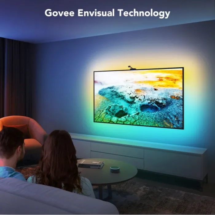 Govee H6199 DreamView T1 TV Backlight 55-65’ RGB qora adaptiv yoritish to‘plami