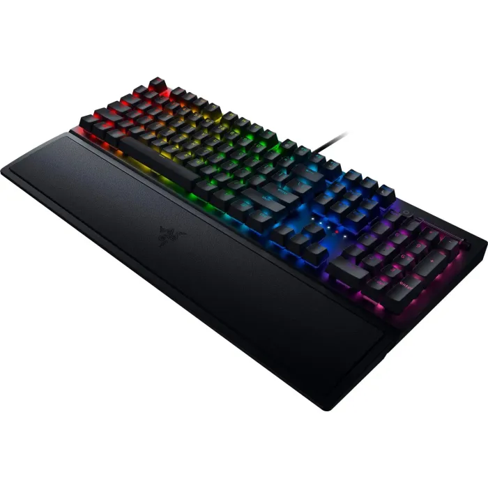 Klaviatura Razer BlackWidow V3 RGB 108key Green Switch USB/BT/WL EN, qora