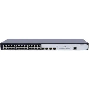 Коммутатор H3C S1850-28P-PWR 28-Port Gigabit Ethernet Switch(24GE+4SFP+PoE,AC)