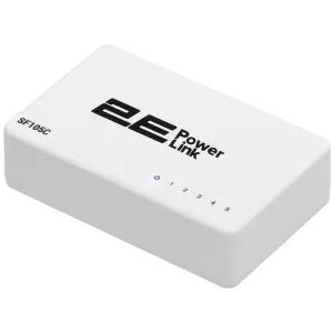 2E PowerLink SF105C 5xFE kommutatori, boshqarilmaydi, ish stoli