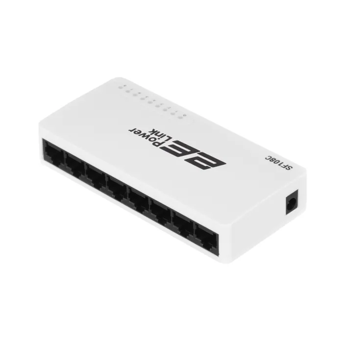 2E PowerLink SF108C 8xFE kommutatori, boshqarilmaydi