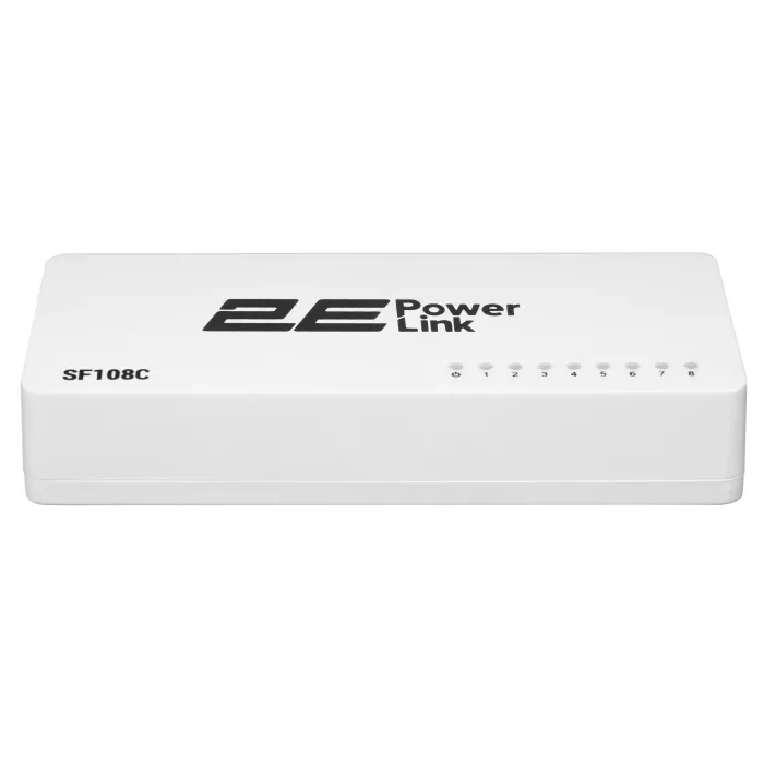 2E PowerLink SF108C 8xFE kommutatori, boshqarilmaydi