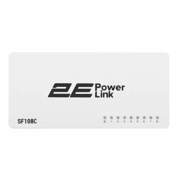 2E PowerLink SF108C 8xFE kommutatori, boshqarilmaydi