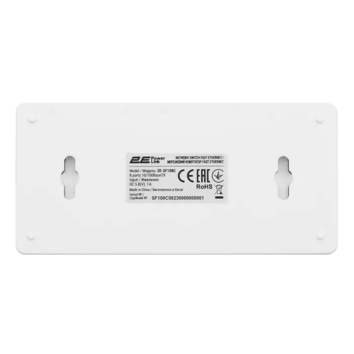 2E PowerLink SF108C 8xFE kommutatori, boshqarilmaydi