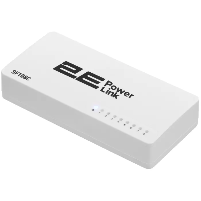 2E PowerLink SF108C 8xFE kommutatori, boshqarilmaydi