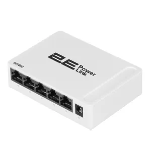 2E PowerLink SG105C 5xGE kommutatori, gigabitli, boshqarilmaydigan