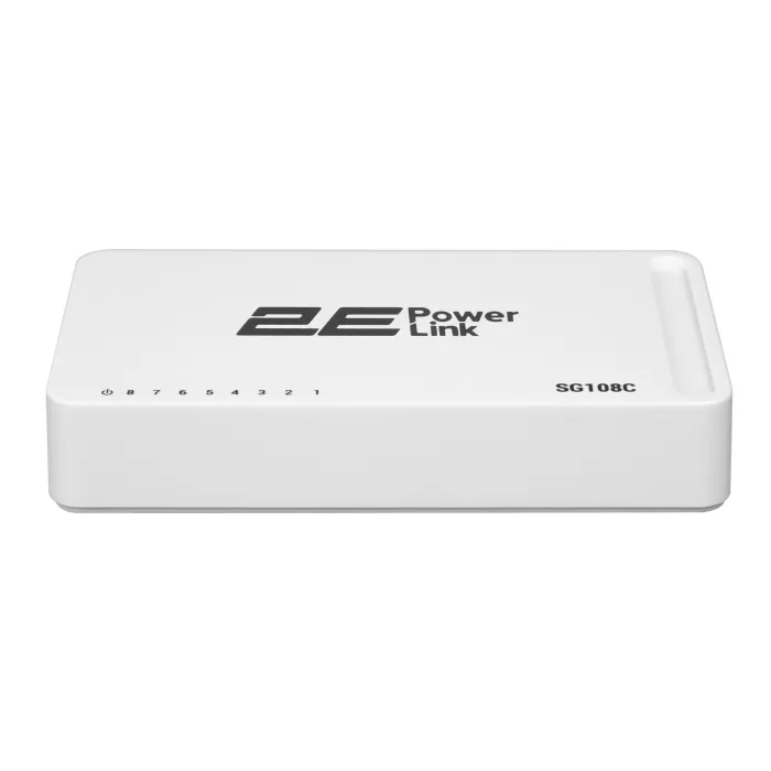 2E PowerLink SG108C 8xGE kommutatori, Gigabitli, boshqarilmaydigan