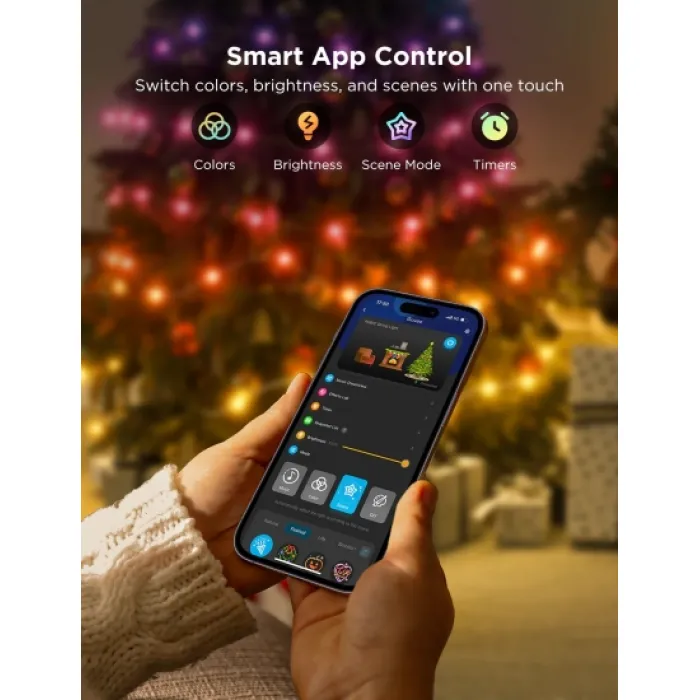 Smart LED Govee H70C2 Christmas Light RGB, IP65, 20m