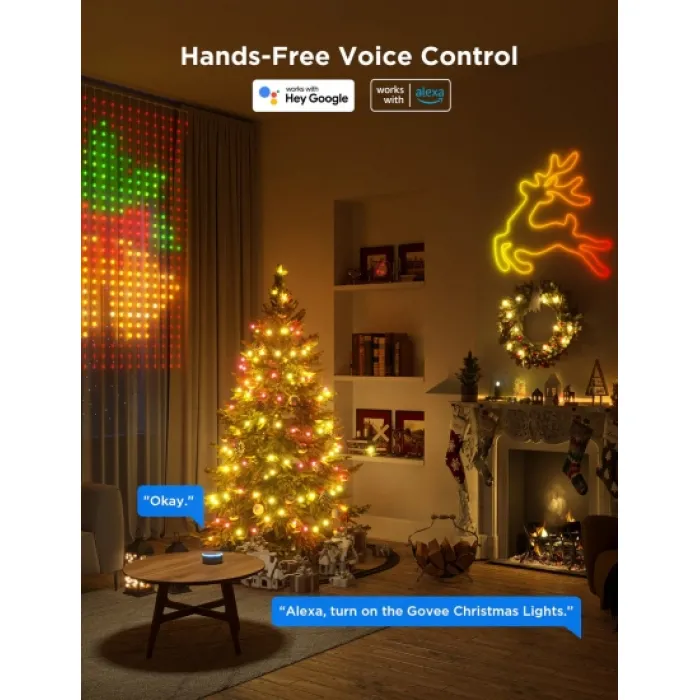 Smart LED Govee H70C2 Christmas Light RGB, IP65, 20m