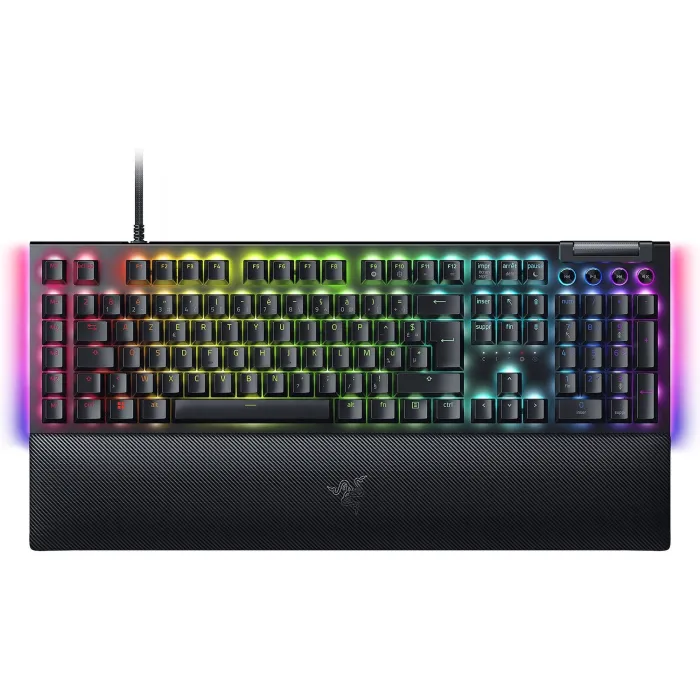 BlackWidow V4 mexanik klaviaturasi, 114key, Yellow Switch, USB-A, EN/RU, RGB, qora