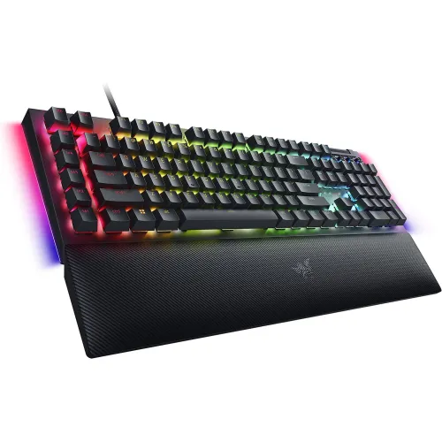 BlackWidow V4 mexanik klaviaturasi, 114key, Yellow Switch, USB-A, EN/RU, RGB, qora