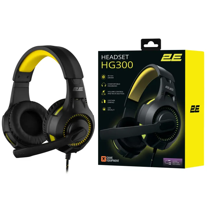 2E GAMING HG300 LED Black o‘yin garniturasi