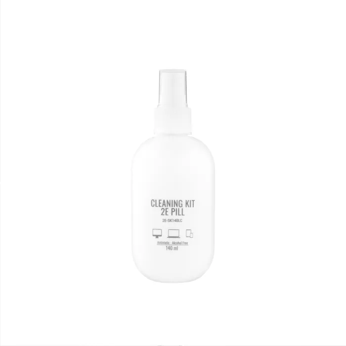 Orgtexnika uchun 2E PILL tozalash to‘plami 140 ml + 20 sm salfetka (oq-binafsha)