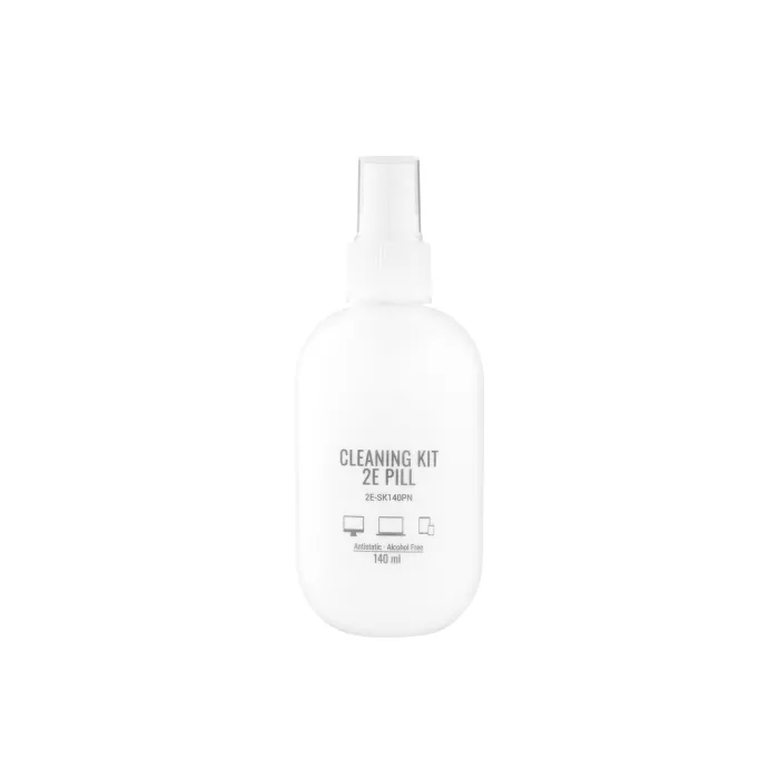 Orgtexnika uchun 2E PILL tozalash to‘plami 140 ml + 20 sm salfetka (oq-pushti)