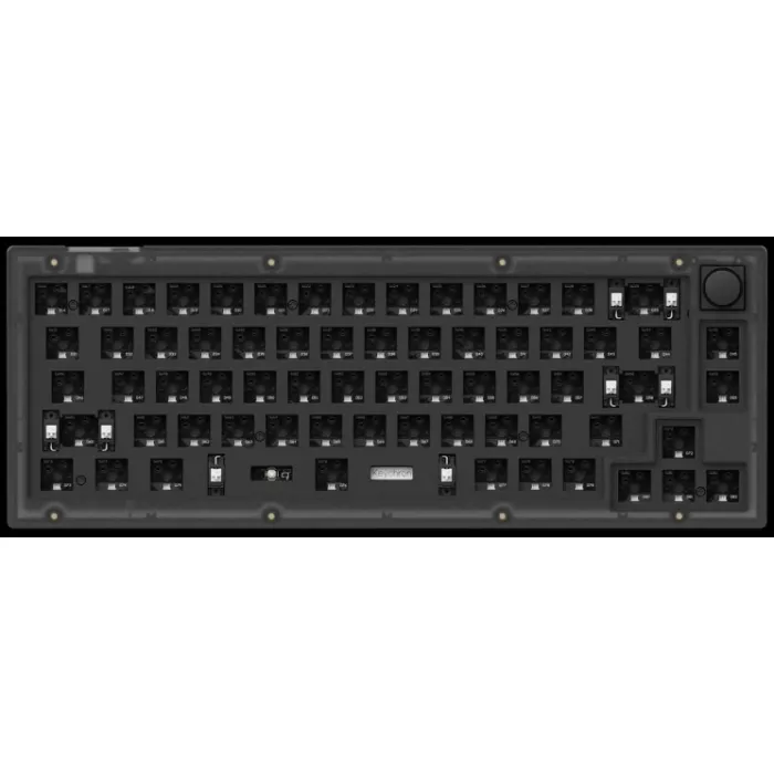 Mexanik klaviatura Keychron V2 68Key, K Pro Blue, Hot-Swap, QMK, Knob, USB-A, EN/UKR, RGB, Carbon qora
