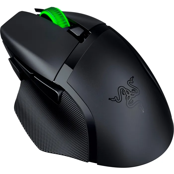 Sichqoncha o‘qlovchisi Basilisk V3 X HyperSpeed, RGB, WL/BT, qora