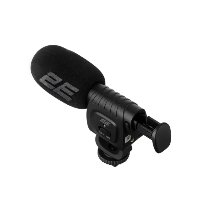 Микрофон пушка 2Е MG020 Shoutgun Pro, on/of, 3.5mm