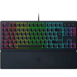 Клавиатура механическая Razer Ornata V3 TKL 84key, Mecha-Membrane Switch, USB-A, EN/RU, RGB, чёрный