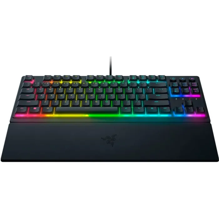 Mexanik klaviatura Razer Ornata V3 TKL 84key, Mecha-Membrane Switch, USB-A, EN/RU, RGB, qora