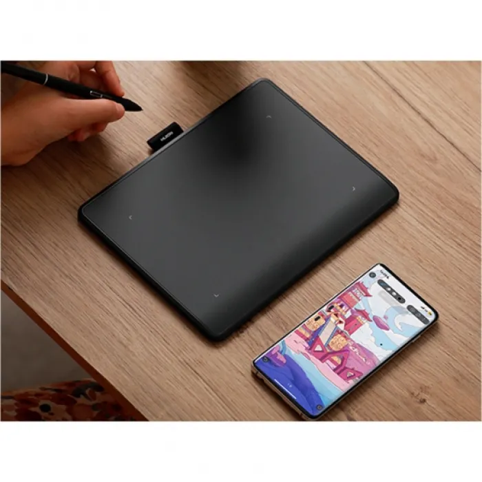 Huion Inspiroy Frego M grafik plansheti (10.5"x6.25") qora