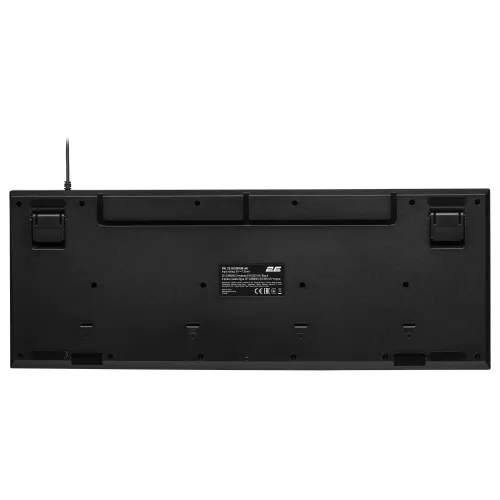 Membranali simli klaviatura 2E GAMING KG300 114key, USB-A, EN/RU, LED, qora