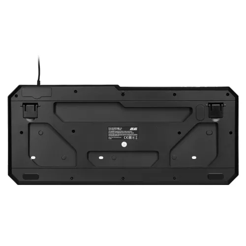 Membrana klaviaturasi 2E GAMING KG315 110key, USB-A, EN/RU, RGB, qora