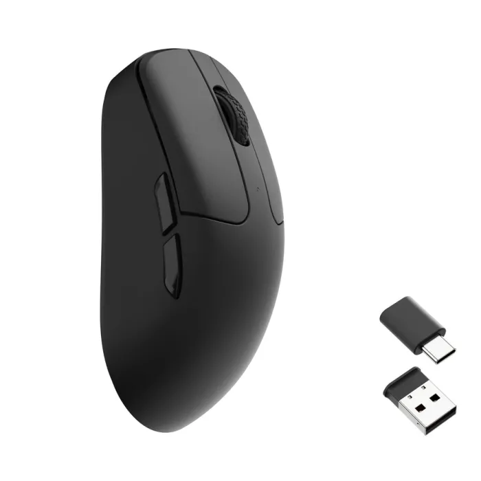 Keychron sichqonchasi M2 BT/WL/USB-A/USB-C, qora M2-A1