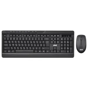 Комплект клавиатура и мышь 2E MK410 WL, EN / UK/ RU, черный
