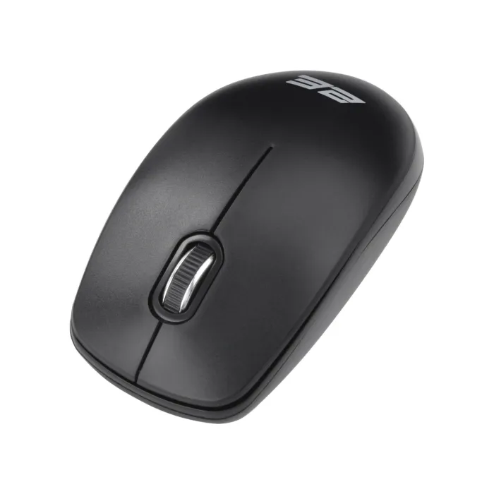 Klaviatura va sichqoncha to‘plami 2E MK410 WL, EN / UK/ RU, qora