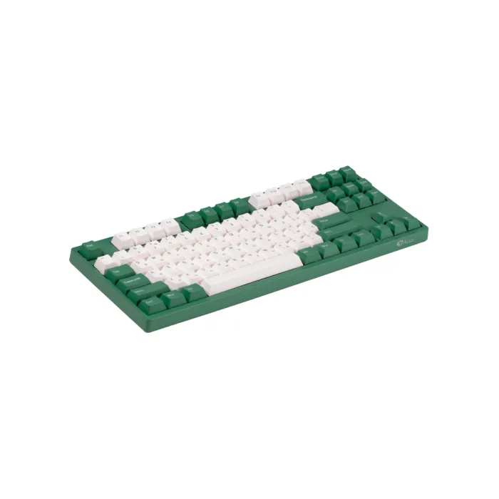 Akko 3087 Matcha Red Bean 87Key mexanik klaviaturasi, CS Orange V2, USB-A, EN/UKR, LEDsiz, yashil