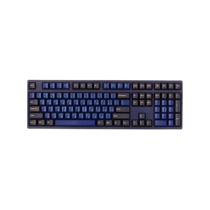 Akko 3108 DS Horizon 108Key mexanik klaviaturasi, CS Blue V2, USB-A, EN/UKR, No Led, ko‘k