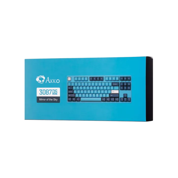 Akko 3087 Mirror of Sky 87Key mexanik klaviaturasi, CS Radiant Red V2, USB-A, EN/RU, LEDsiz, Havo rang