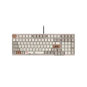 Akko 3098S One Piece Calligraphy 98Key mexanik klaviaturasi, CS Jelly Blue, USB-A, Hot-swappable, EN/UKR, RGB, kulrang
