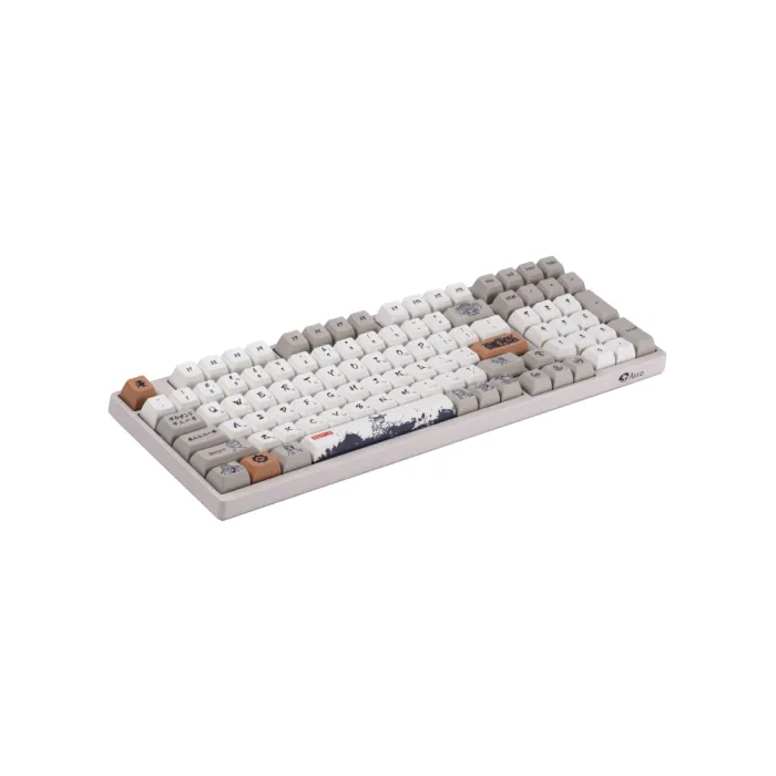Akko 3098S One Piece Calligraphy 98Key mexanik klaviaturasi, CS Jelly Blue, USB-A, Hot-swappable, EN/UKR, RGB, kulrang