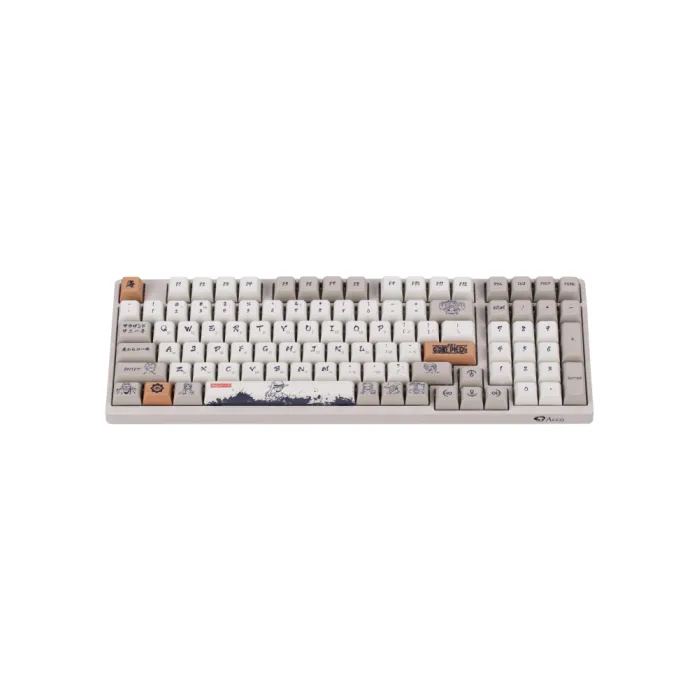 Akko 3098S One Piece Calligraphy 98Key mexanik klaviaturasi, CS Jelly Blue, USB-A, Hot-swappable, EN/UKR, RGB, kulrang