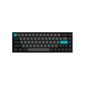 Клавиатура Akko 3068B Plus Black&Cyan CS Jelly Black RGB