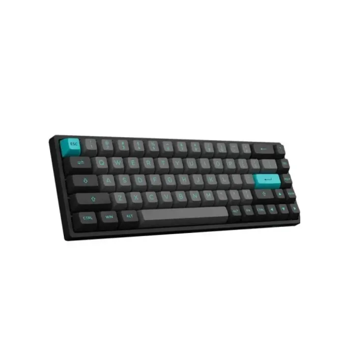 Клавиатура Akko 3068B Plus Black&Cyan CS Jelly Black RGB
