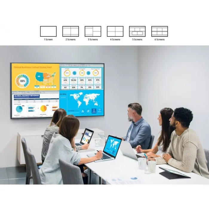 Samsung 65" QM65C 3840x2160, 24/7 displey, Tizen, HDMI, DP, USB, RJ45, VA