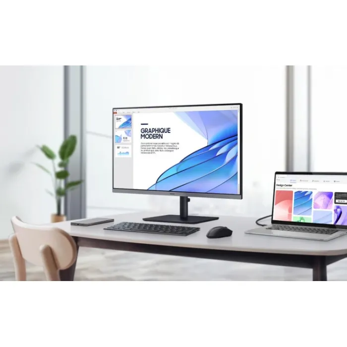 Монитор Samsung 27" S27F430 D-Sub HDMI IPS USB-C 100Hz