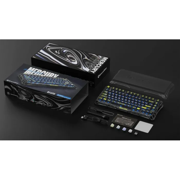 GravaStar Mercury K1 Lite Black mexanik klaviaturasi