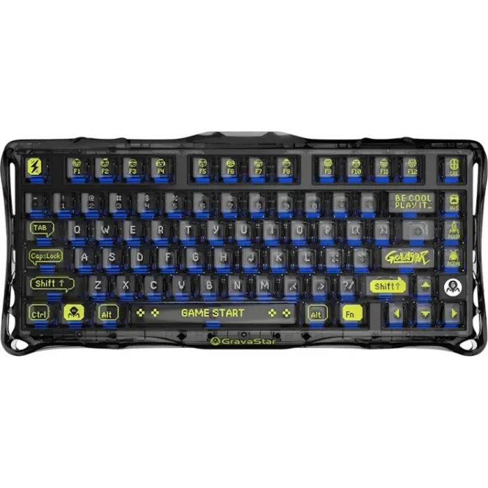 GravaStar Mercury K1 Lite Black mexanik klaviaturasi