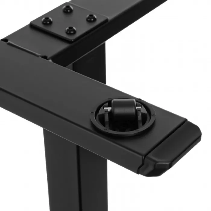 Ixcham stol 2E CE710BD, 710x400 mm, chakka qismi sozlanishi mumkin, qora-jigarrang