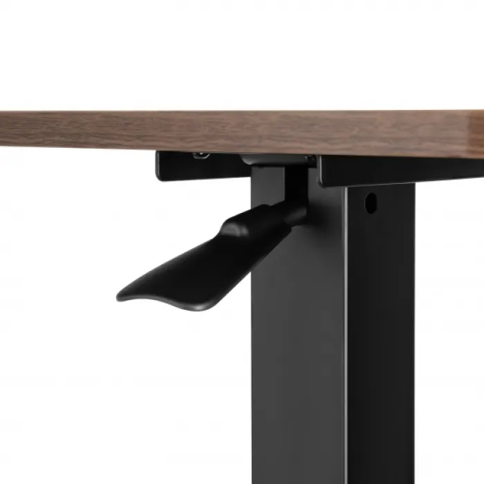 Ixcham stol 2E CE710BD, 710x400 mm, chakka qismi sozlanishi mumkin, qora-jigarrang