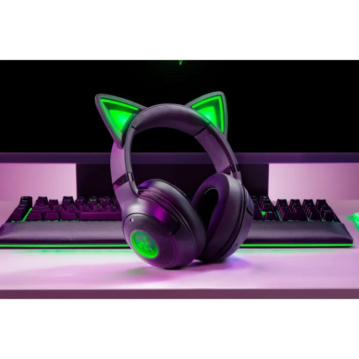 Razer Kraken Kitty V2 BT o‘yin garniturasi qora